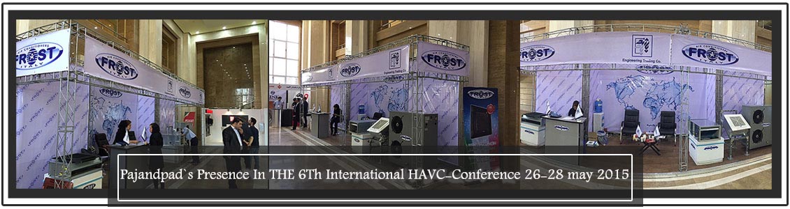 PajandPad `s Presence in the Sixht International HAVC-Conference 26-28 May 2015 
