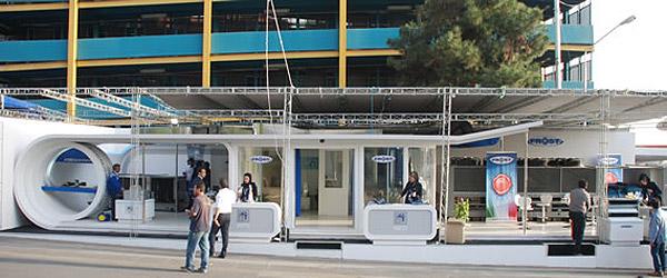 Presence of Pajand Pad Co.Ltd. in the installation exhibition Oct. 2013